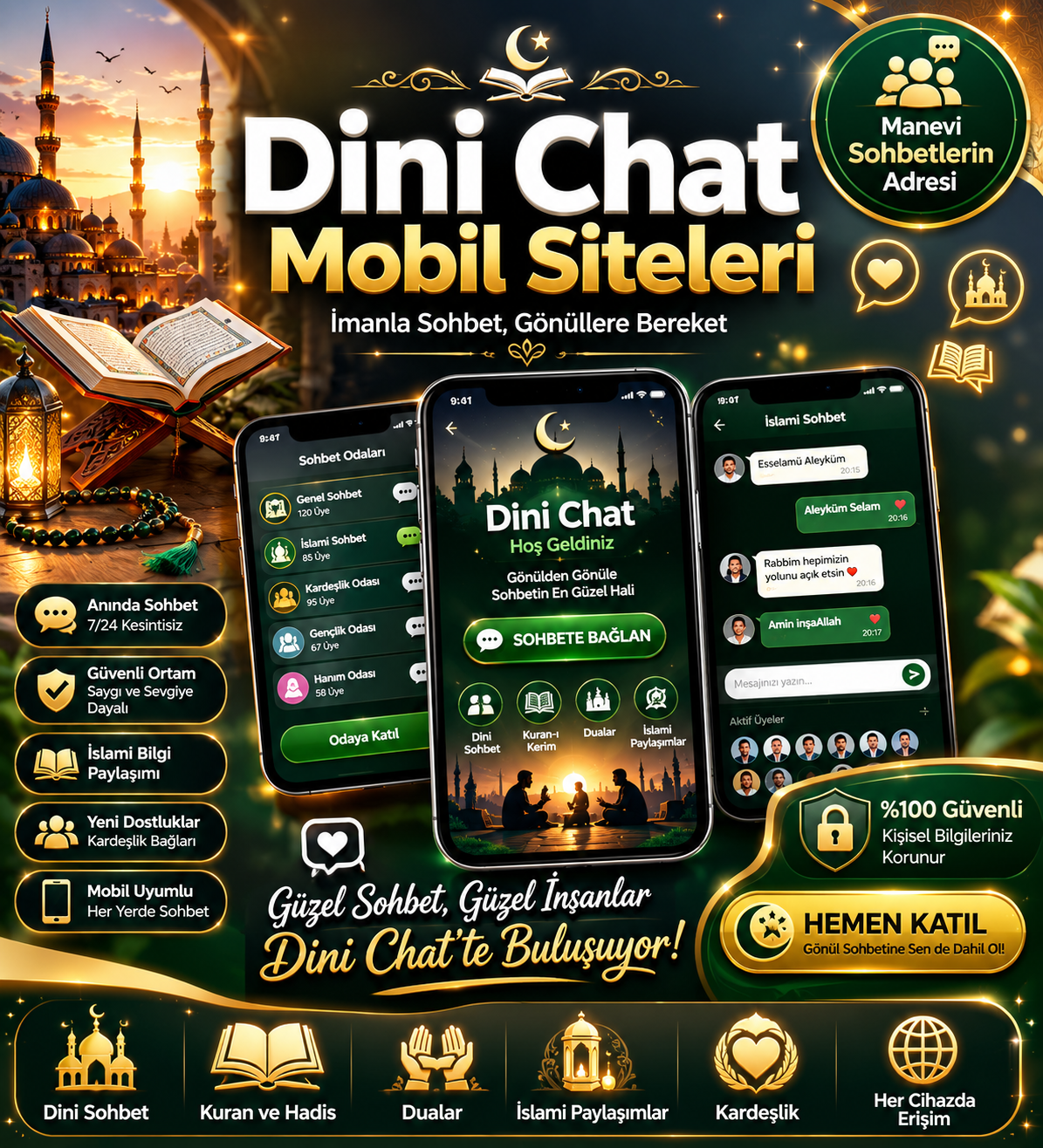 Dini Chat Mobil Siteleri